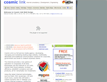 Tablet Screenshot of cosmiclink.co.za